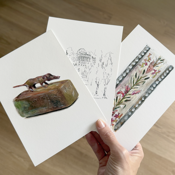 Sketch The Met Art Prints, Set of 12